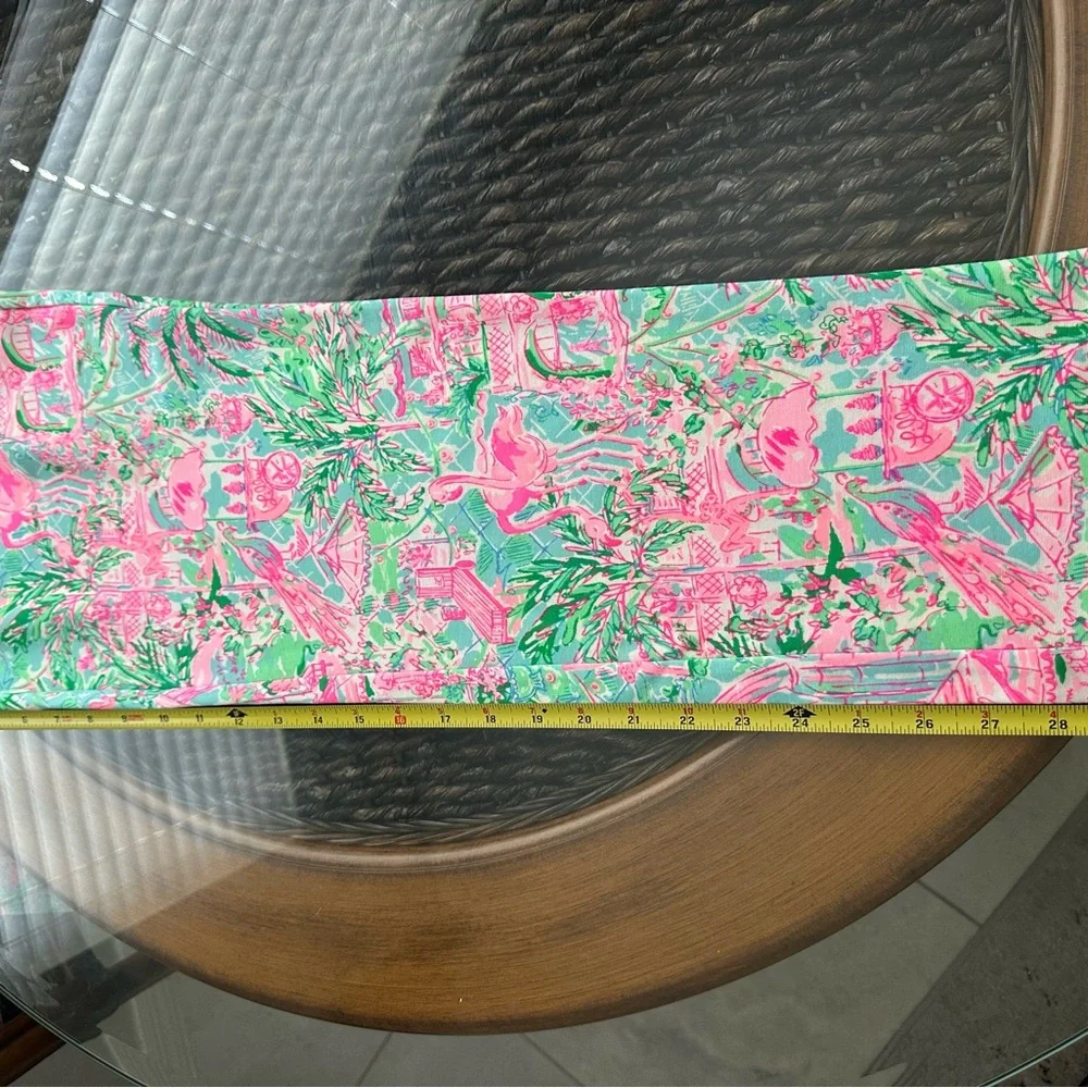 Lily Pulitzer Colorful Flamingo Print Slacks - Picture 9 of 9